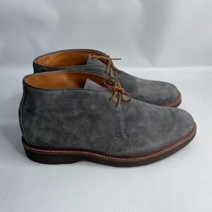 Men's Alden New England 1592L Chukka Boot (Lead Gray‎ Suede) 12 C/3